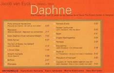 Jacob Van Eyck ： Daphne (Der Fluyten Lust-hof)